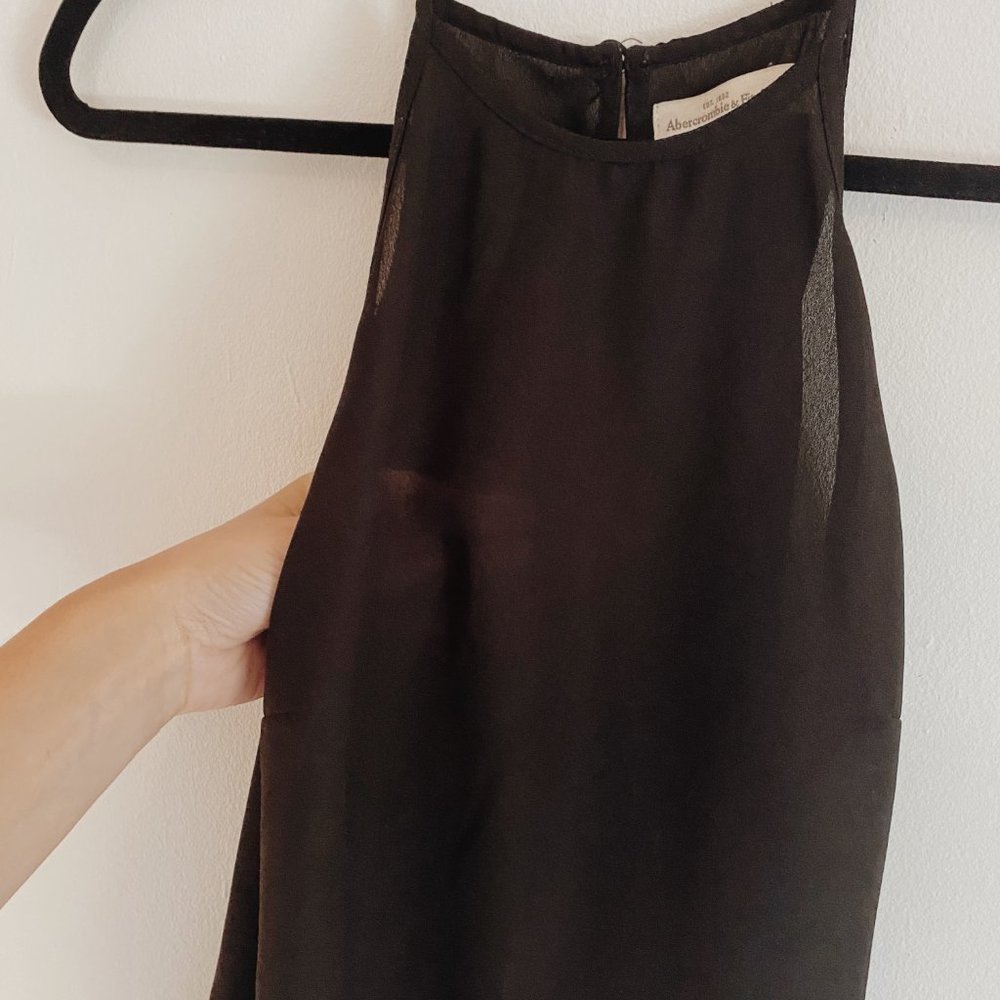 Amercrombie & Fitch Sheer High-Neck Tank - Picture 3 of 4